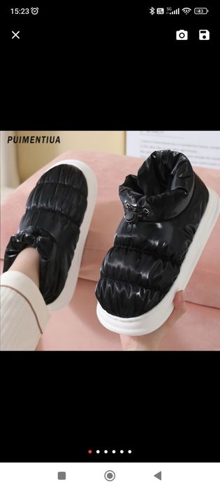 Hit botki szaszki papcie r. 39 LaTeX winyl