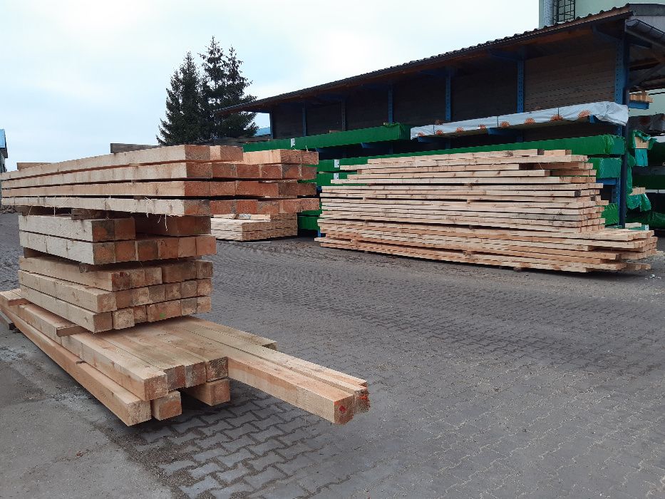 Więźba "świeża" CNC pod wymiar terminowo / kuj.-pom.