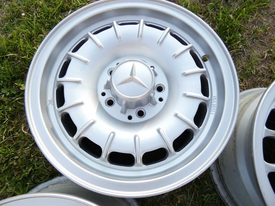 MERCEDES oryginał R107, W123, W126, 6x14 et30, Van Den Berg, ładny kpl