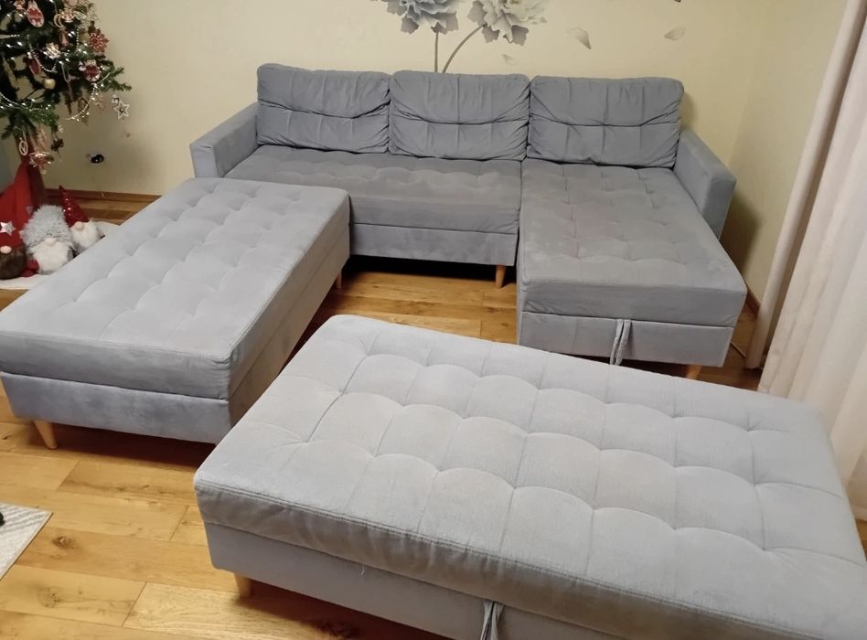 Narożnik w stylu skandynawskim