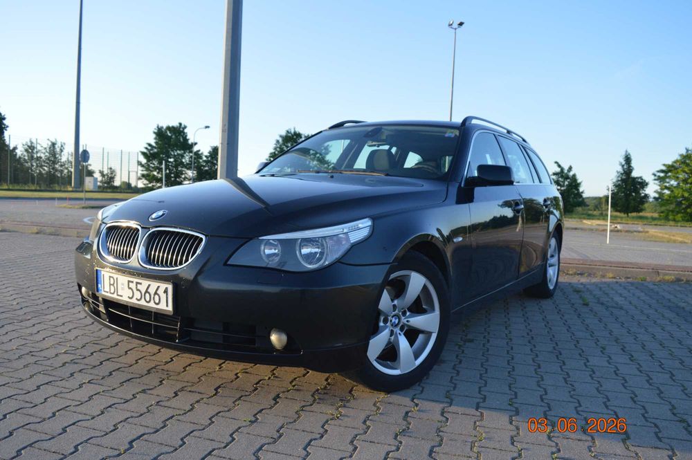 Sprzedam BMW 525d E61 w bardzo dobrym stanie. Silnik suchy, bez wycieków.