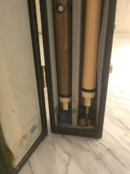 Taco de snooker com mala em pele