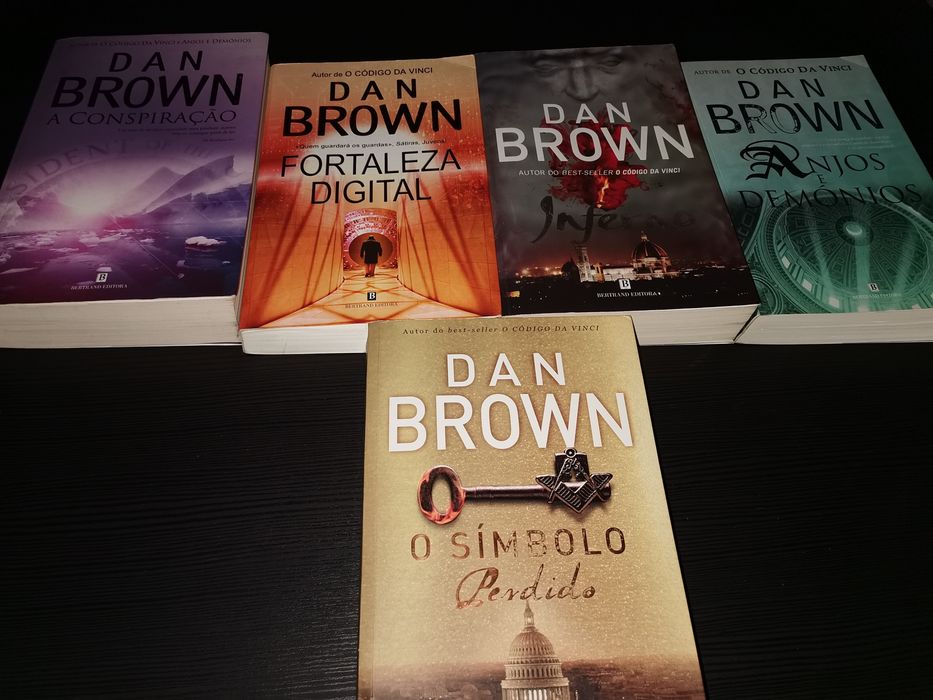 Colecção de livros Dan Brown