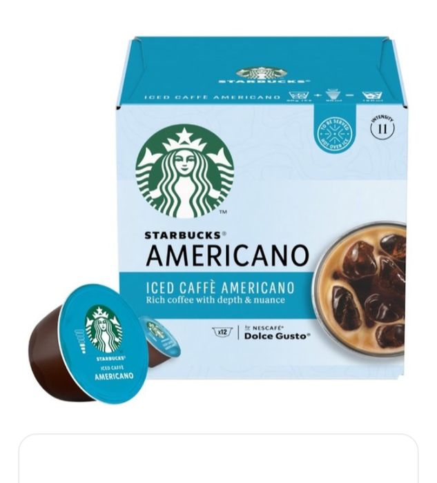 69 kapsułek Dolce Gusto Starbucks kawa na zimno