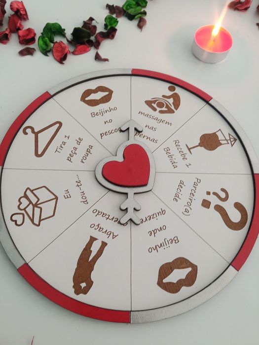 Roleta do amor - dia dos namorados