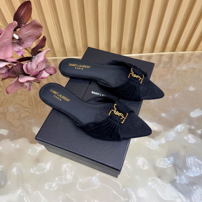 Klapki ysl zamszowe  skora 38,39,40