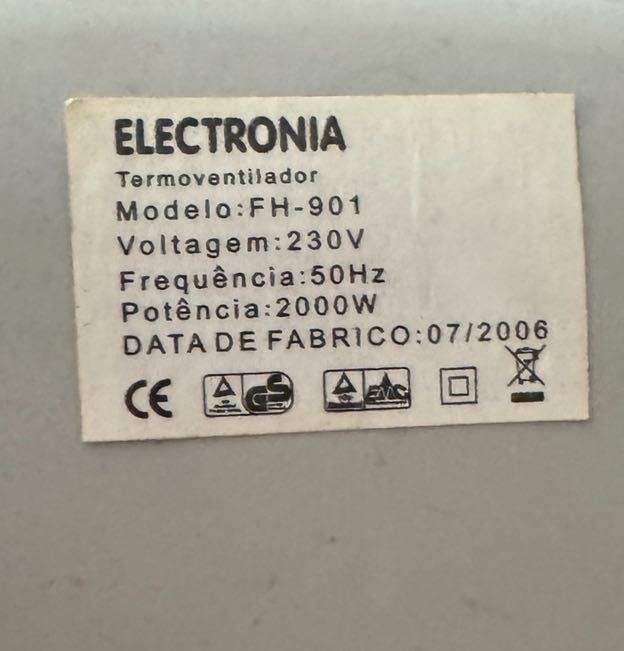 Aquecedor Electonia 2000w