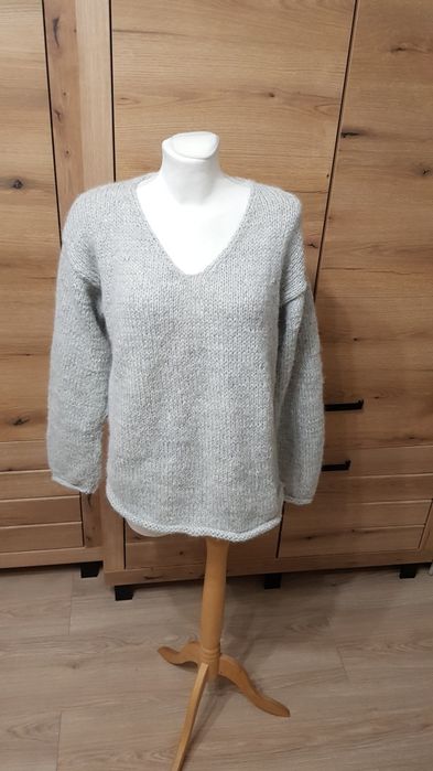 Handmade moher +jedwab+wełna rozmiar uniwersalny