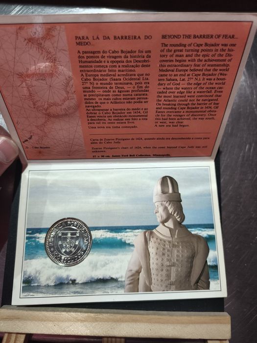 Moeda 100 escudos prata  Gil Eanes 1987