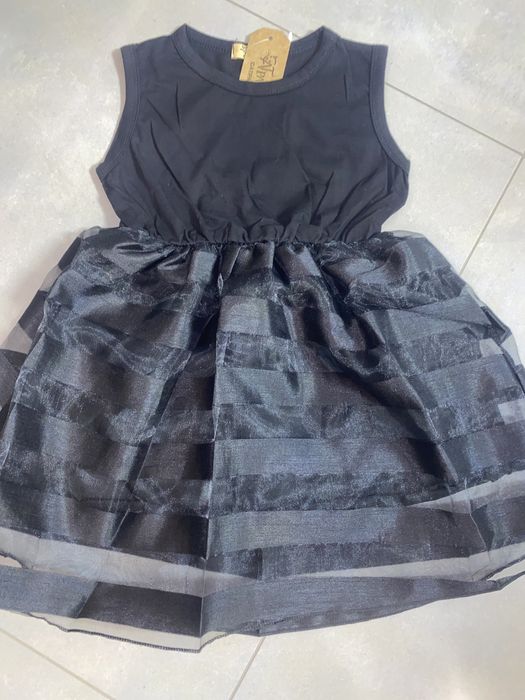 Sukienka czarna, r.116