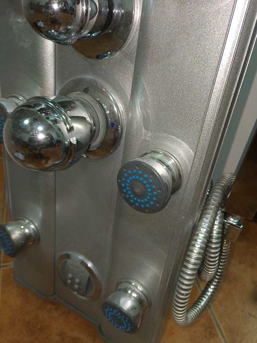 Coluna de duche com varios jatos