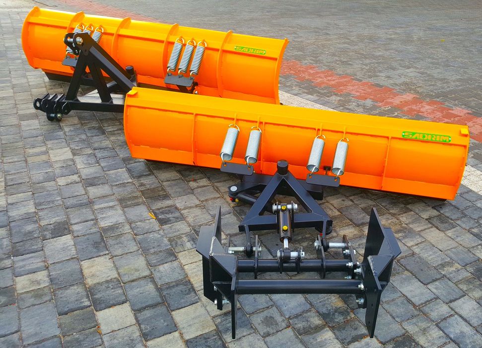 Pług śnieżny do wózka widłowego, ciągnika, ładowarki - producent