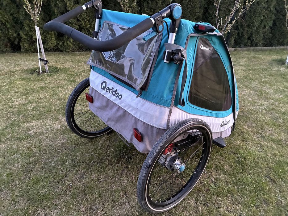 Queridoo Sportrex 2 - przyczepa rowerowa dla 2 dzieci