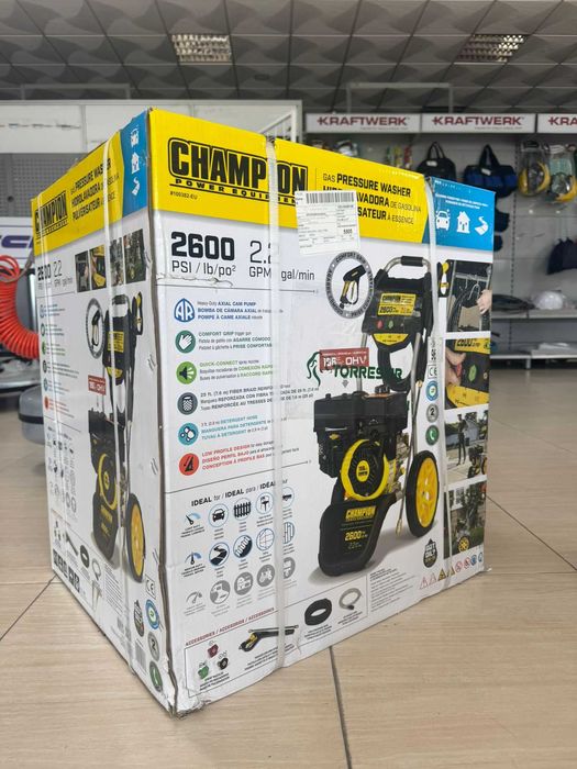 LAVADORA ALTA PRESSÃO CHAMPION 2600PSI/179 BAR