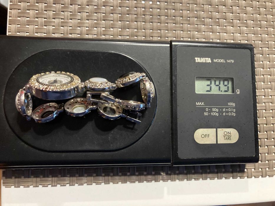 Damski zegarek biżuteryjny ze srebra p925 - sprawny