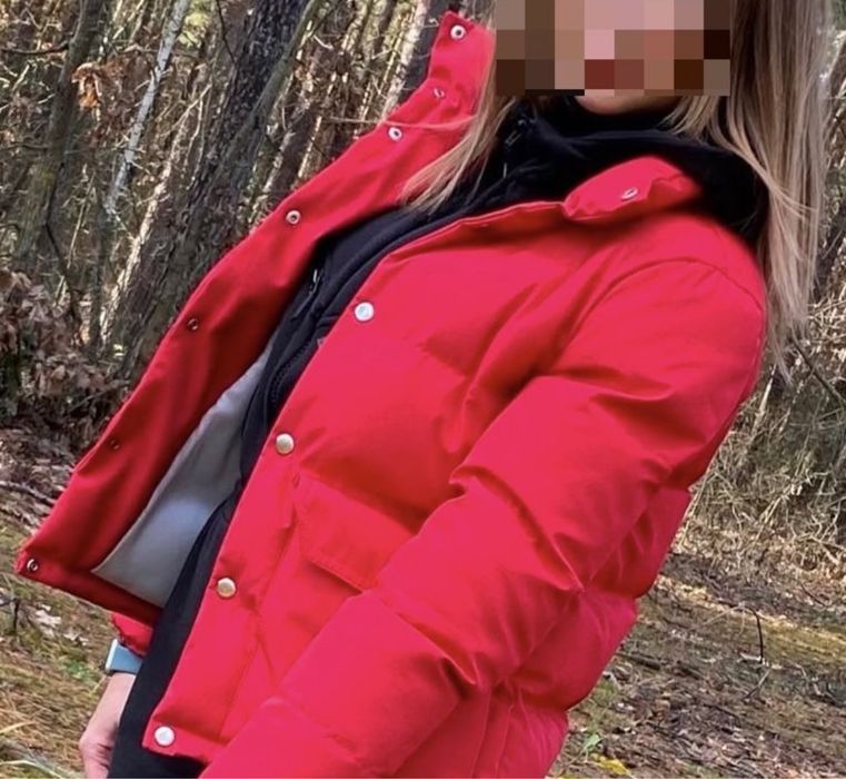 Куртка тепла червона Nikas.ua