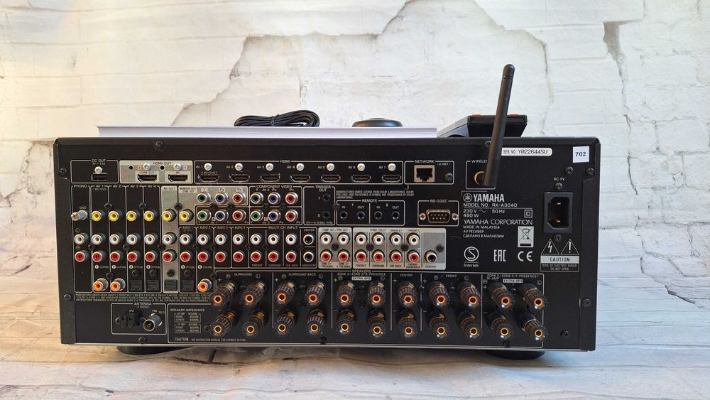RX-A3040 Potęzna Yamaha 9.2 z Dolby Atmos 4k, Wi-Fi AirPlay i ARC