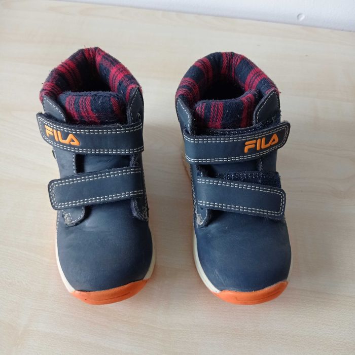 Buty chłopięce ocieplane/ botki FILA roz. 25