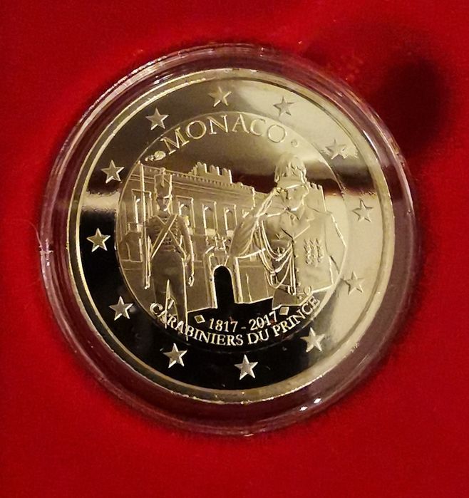 Moedas de 2 euros proof Mónaco
