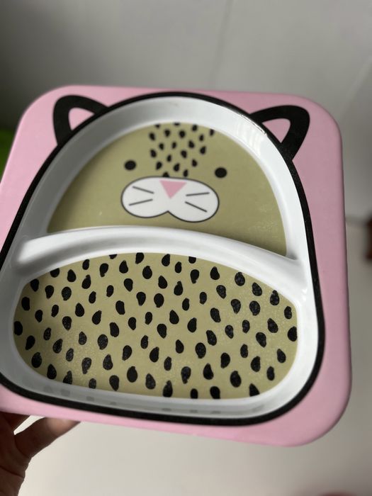 Тарілка та столові прибори Skip Hop Zoo дитячі