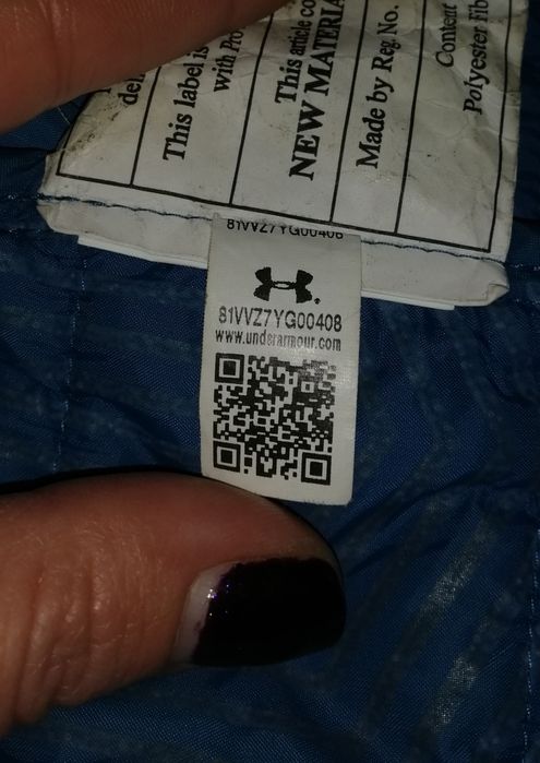 Фирменный пуховик Under Armour Coldgear Оригинал