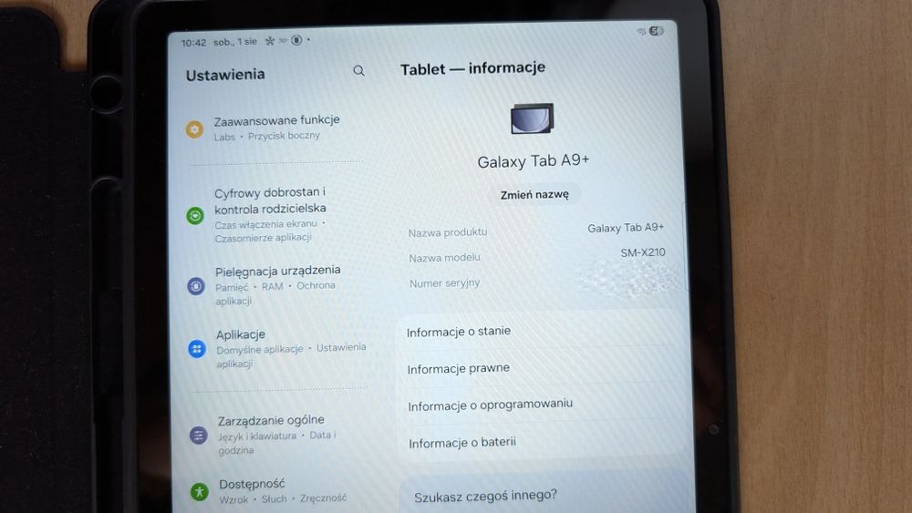 Samsung Galaxy TAB A9+ SM-X210 8/128GB Szary