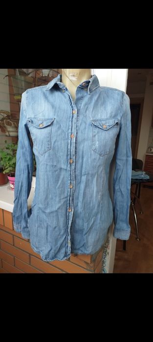 Джинсовая рубашка Zara