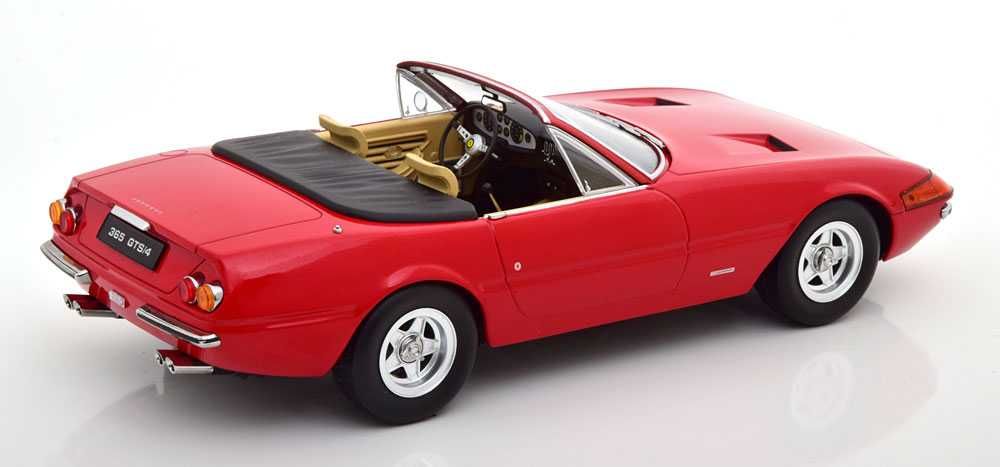 Model 1:18 KK-Scale Ferrari 365 GTB/4 Daytona Convertible Series 2 1971 red