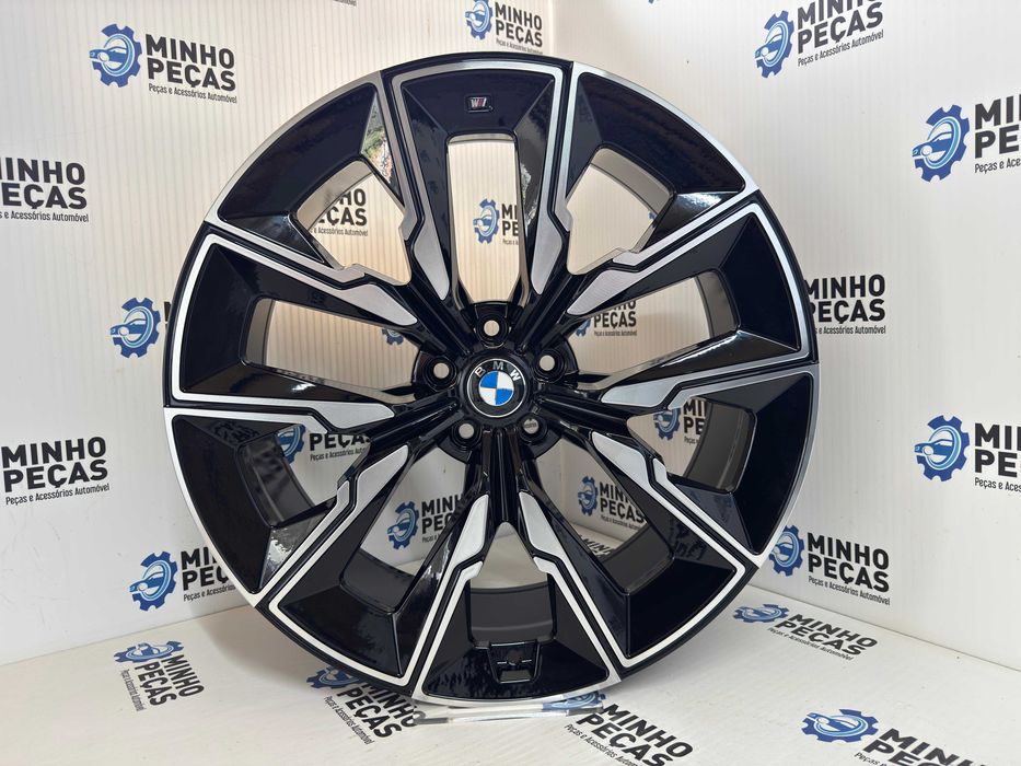 Jantes Look BMW em 21 (5x112) preto e polido