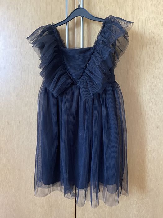 Black Tulle Dress for 8-Year-Olds