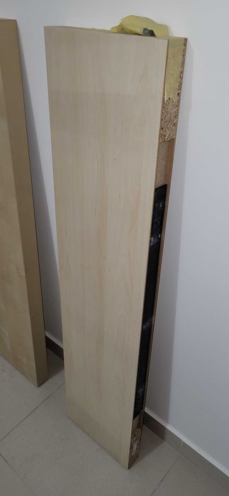 Estante de parede, ef carvalho c/velatura pinho, 110x26 cm
