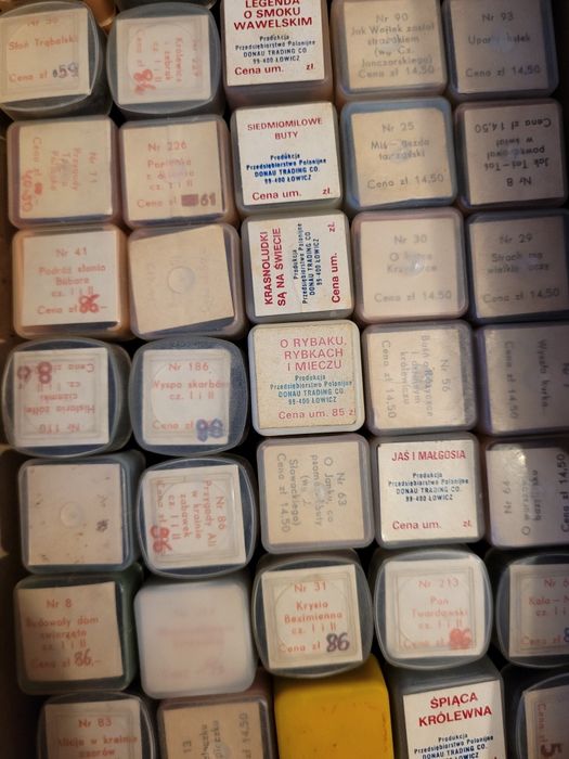 Bajki na rzutnik Ania Jacek czasy PRL super prezent