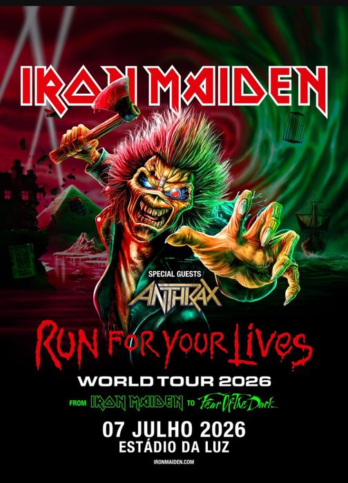 Bilhetes Iron Maiden