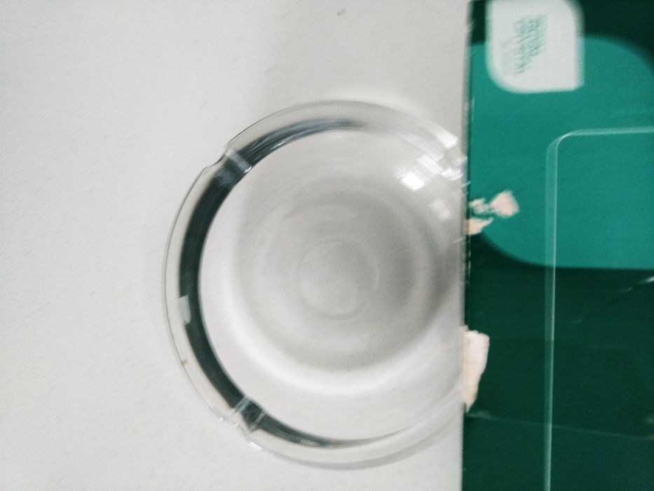 Vintage, guarda-jóias em vidro cristal