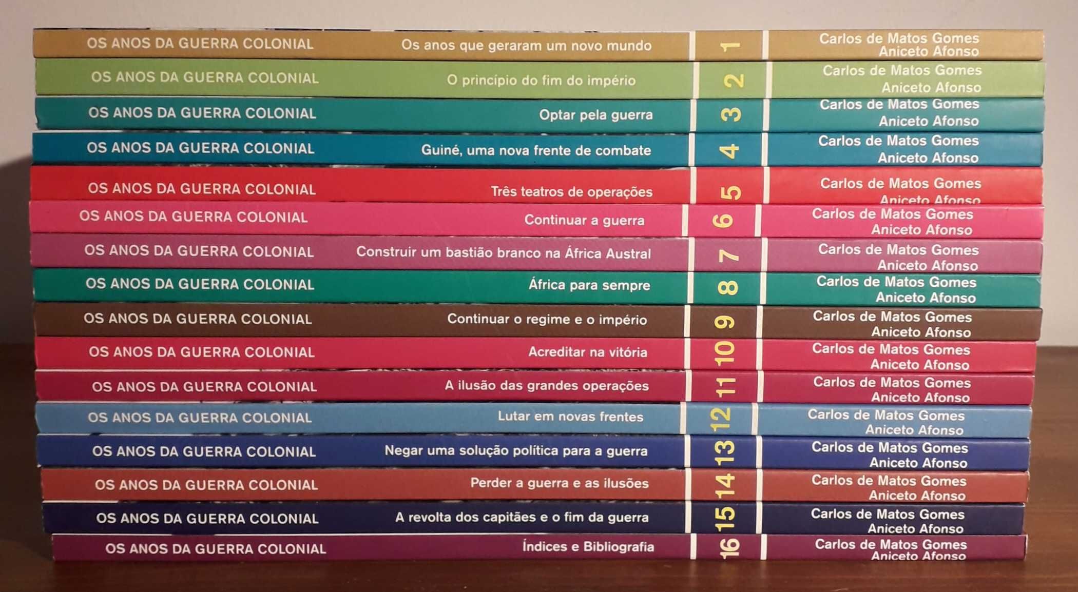 Livro - Os Anos da Guerra Colonial (16 Volumes) Benfica • OLX Portugal