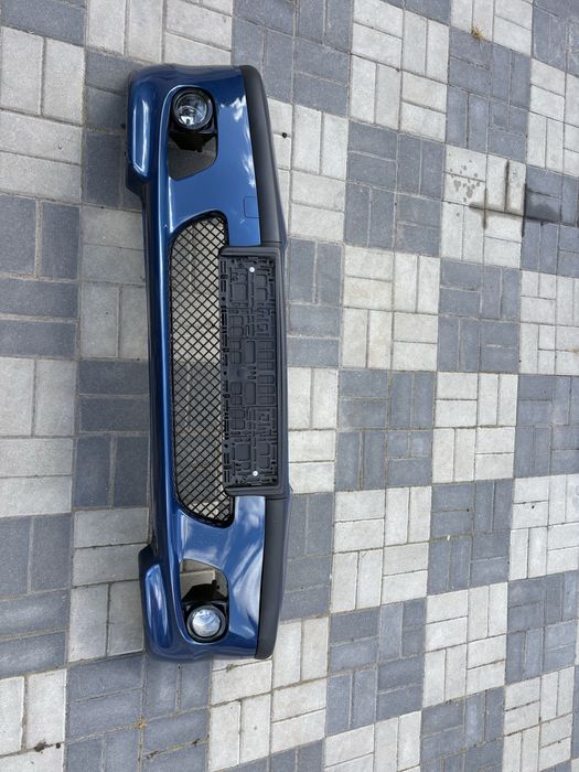 Zderzak przód przedni m pakiet bmw e46 sedan touring topasblau