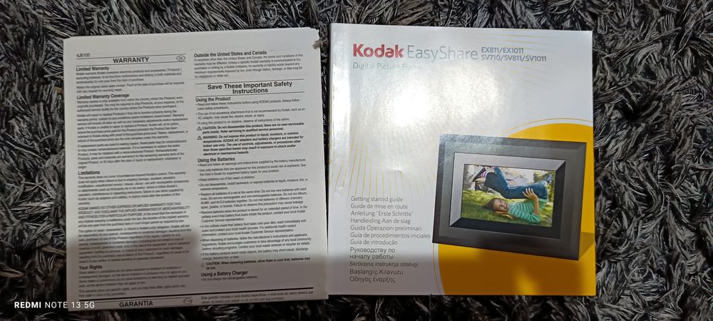 Kodak easyshare sv811