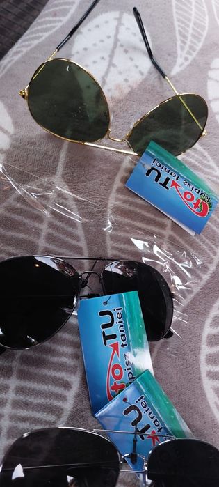 Okulary przeciwsłoneczne lusterka pilotki