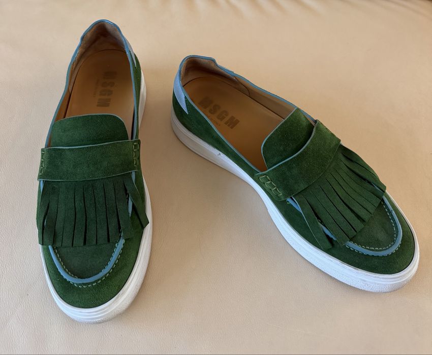 Чоловічі замшеві лофери MSGM made in ITALY