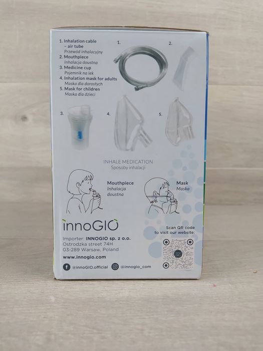 Nebulizator GIOvital to nowoczesne urządzenie stosowane przy inhalacja