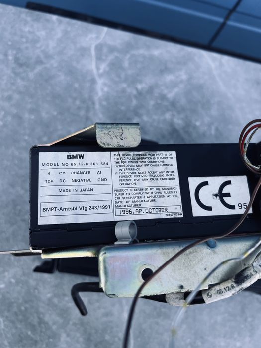 BMW БМВ Е39 Е46 SD Changer 6 дисків Сіді Чейнджер BUMER Ідеал