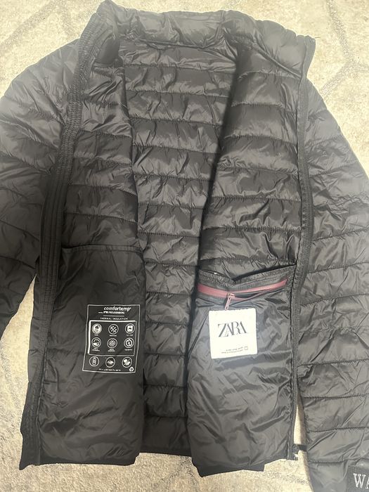 чорна куртка Zara чоловіча