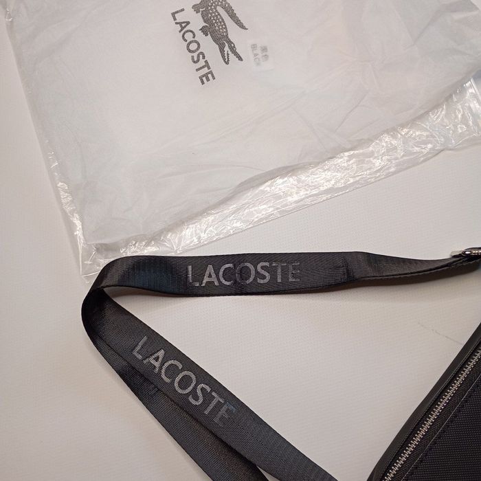 Сумка Lacoste monogram квадратна | барсетка лакоста