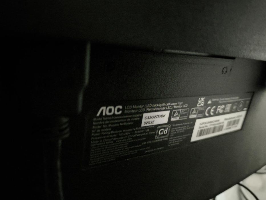 Monitor Gaming AOC 31,5" Curvo 240Hz Full HD 0,5ms
