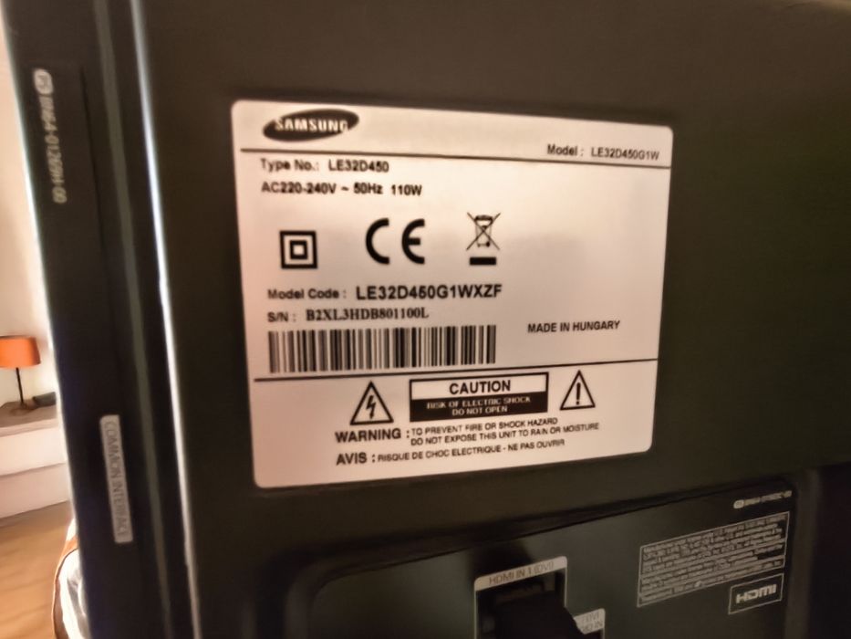 TV Samsung - Avariada
