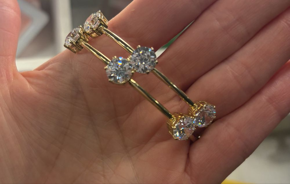 Oryginalne nowe kolczyki Swarovski okazja