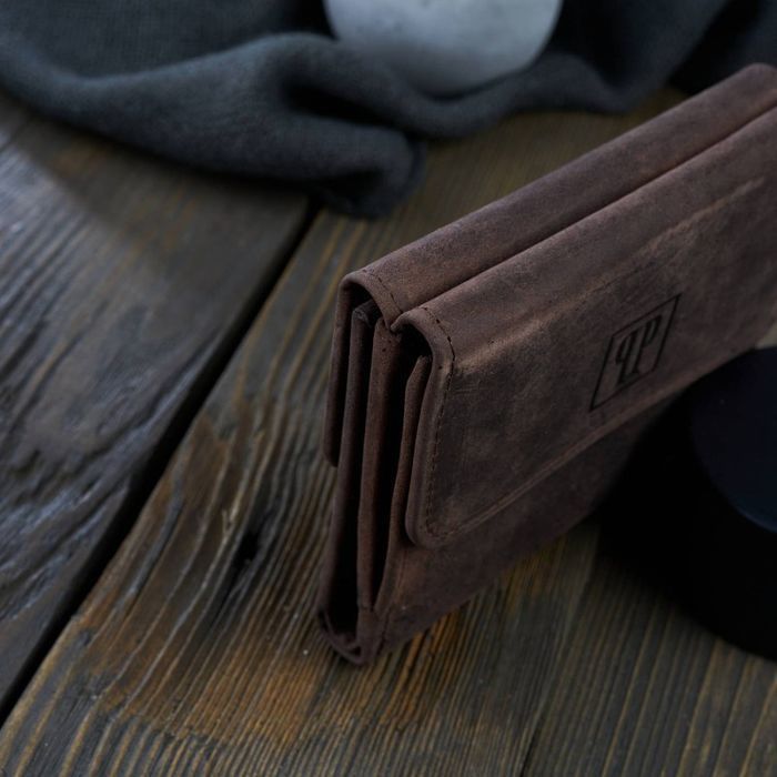 damska portmonetka brązowa paolo peruzzi t-11-br