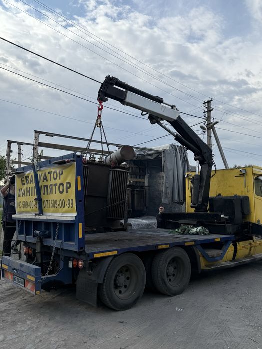 Кран манипулятор эвакуатор с лебедкой