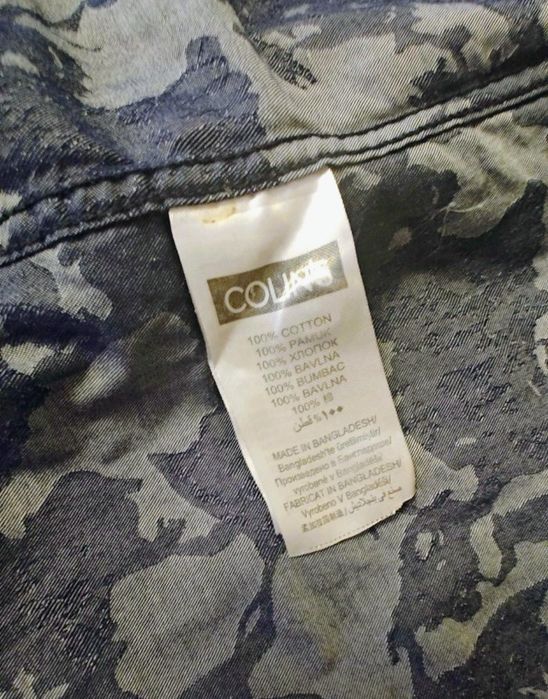 Стильная рубашка slim COLIN'S modern (р.S) ИДЕАЛЬНОЕ СОСТОЯНИЕ