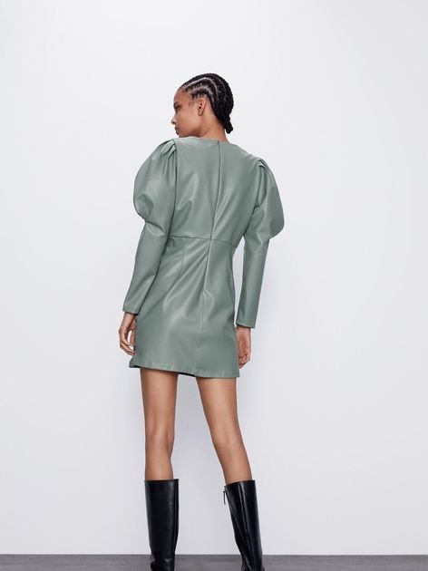Сукня Zara, екошкіра